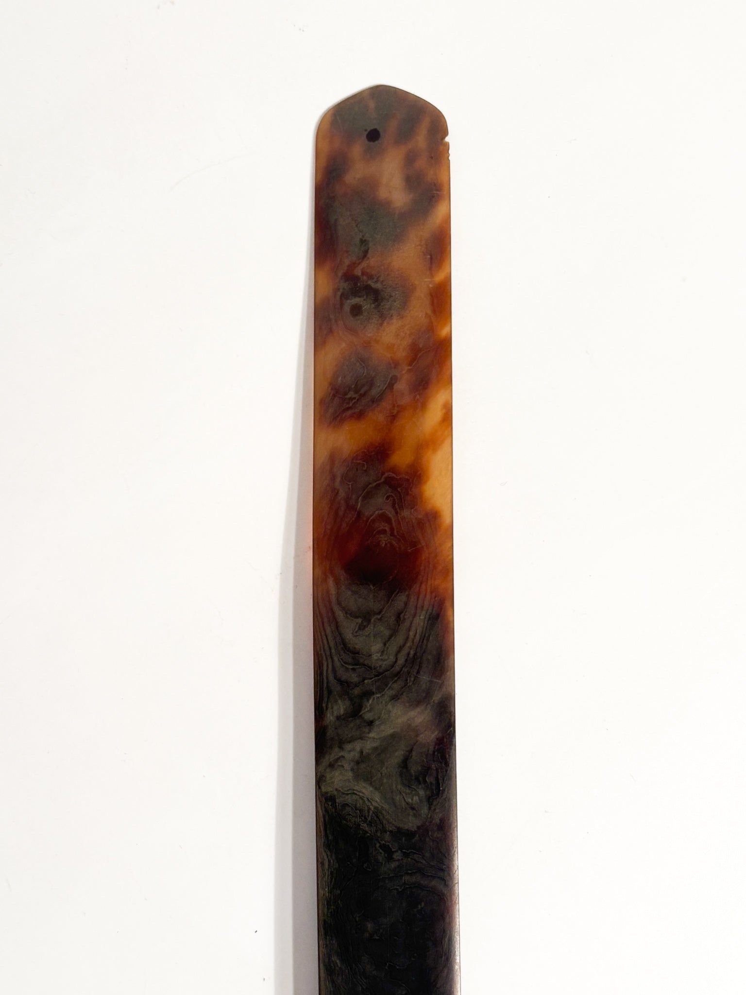 Letter opener in tortoiseshell and silver-plated metal 1920s
