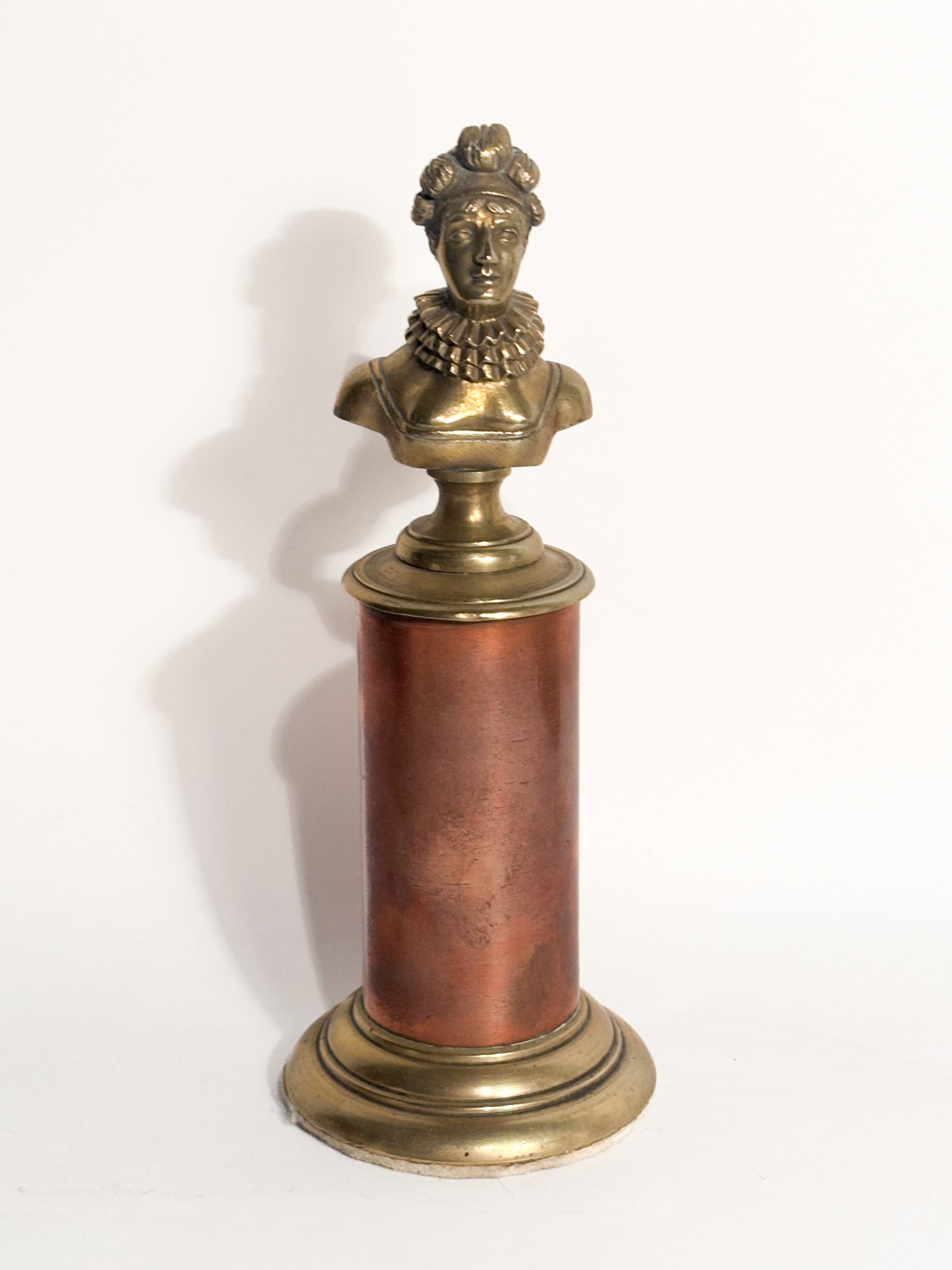 Sculpture in Gilded Bronze and Wooden Base of Marie Antoinette 1920s