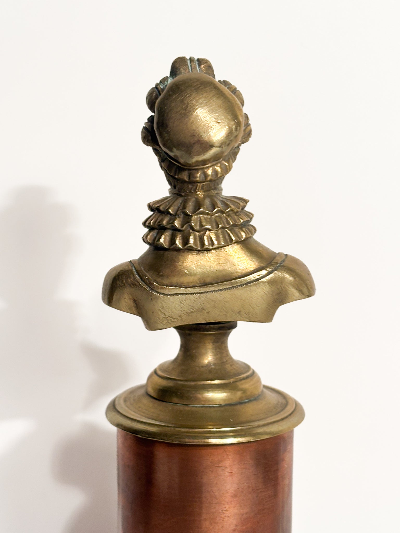 Sculpture in Gilded Bronze and Wooden Base of Marie Antoinette 1920s