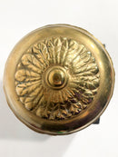 Fermaporta in Marmo Nero e Bronzo Anni 50