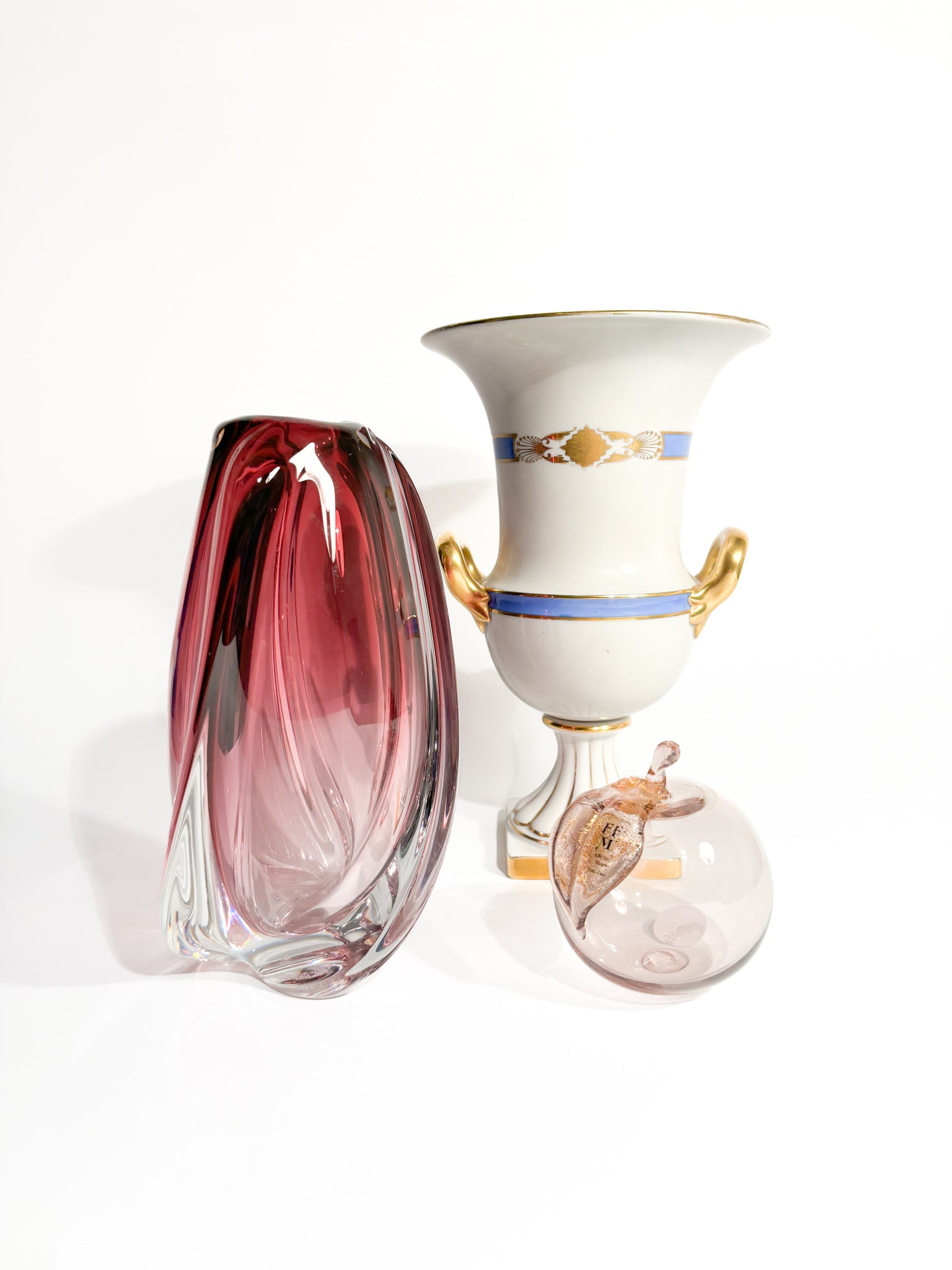 Hand-Painted Herend Porcelain Vase from the 1940s