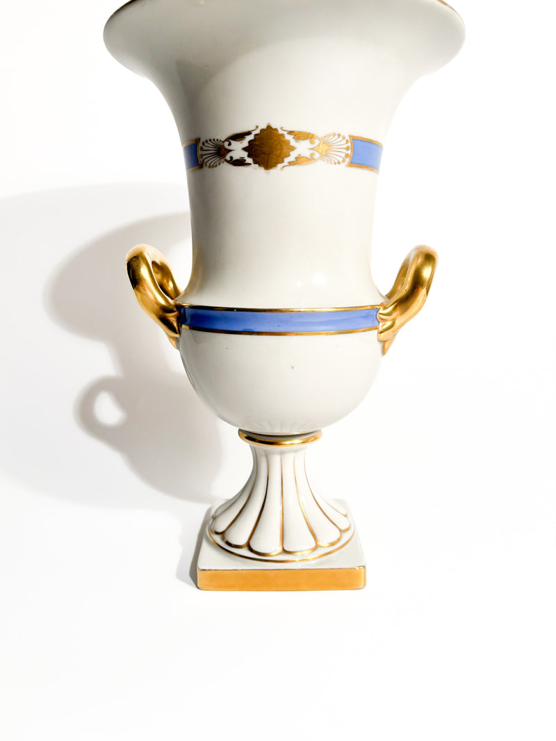 Hand-Painted Herend Porcelain Vase from the 1940s