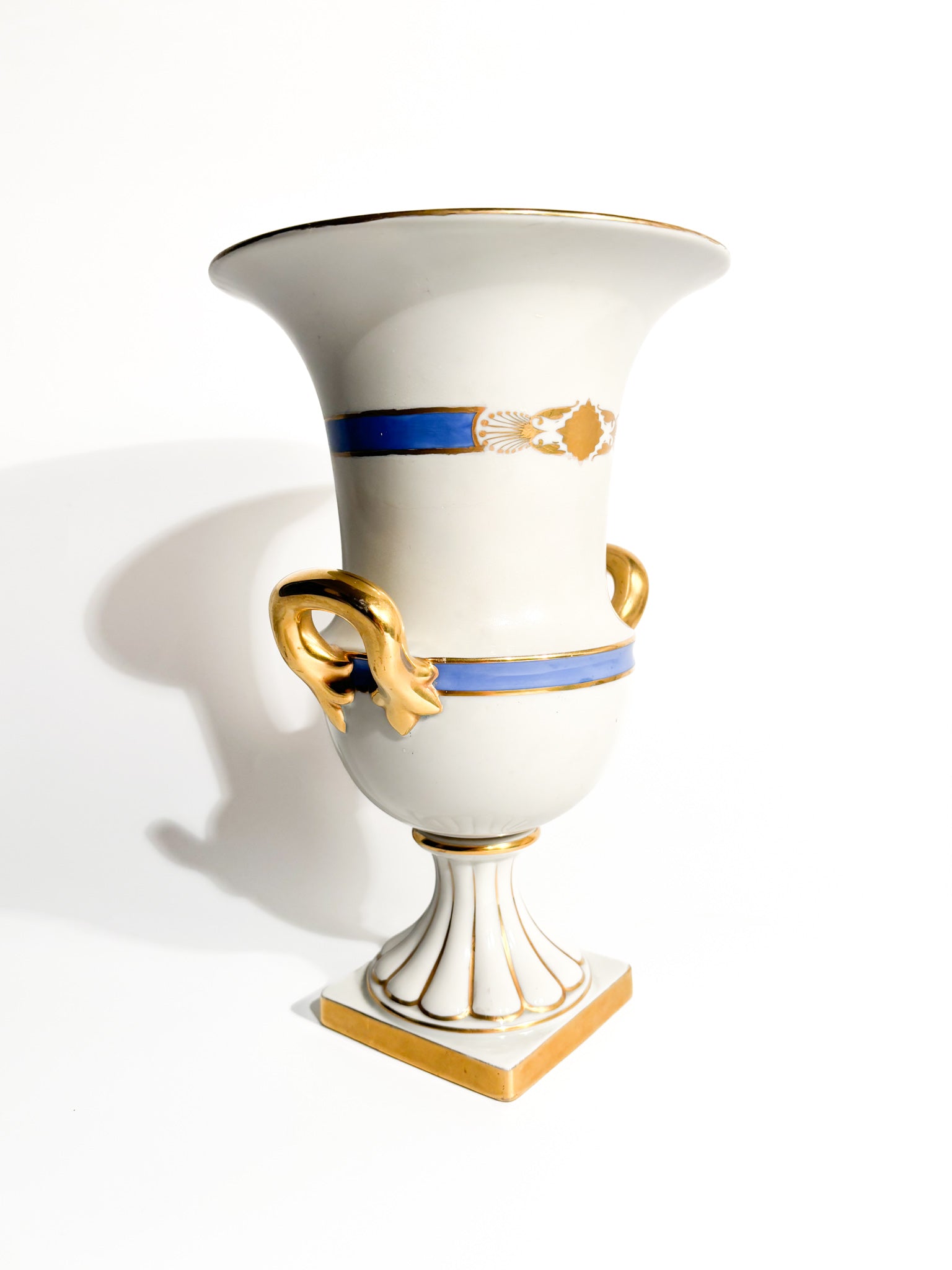 Hand-Painted Herend Porcelain Vase from the 1940s