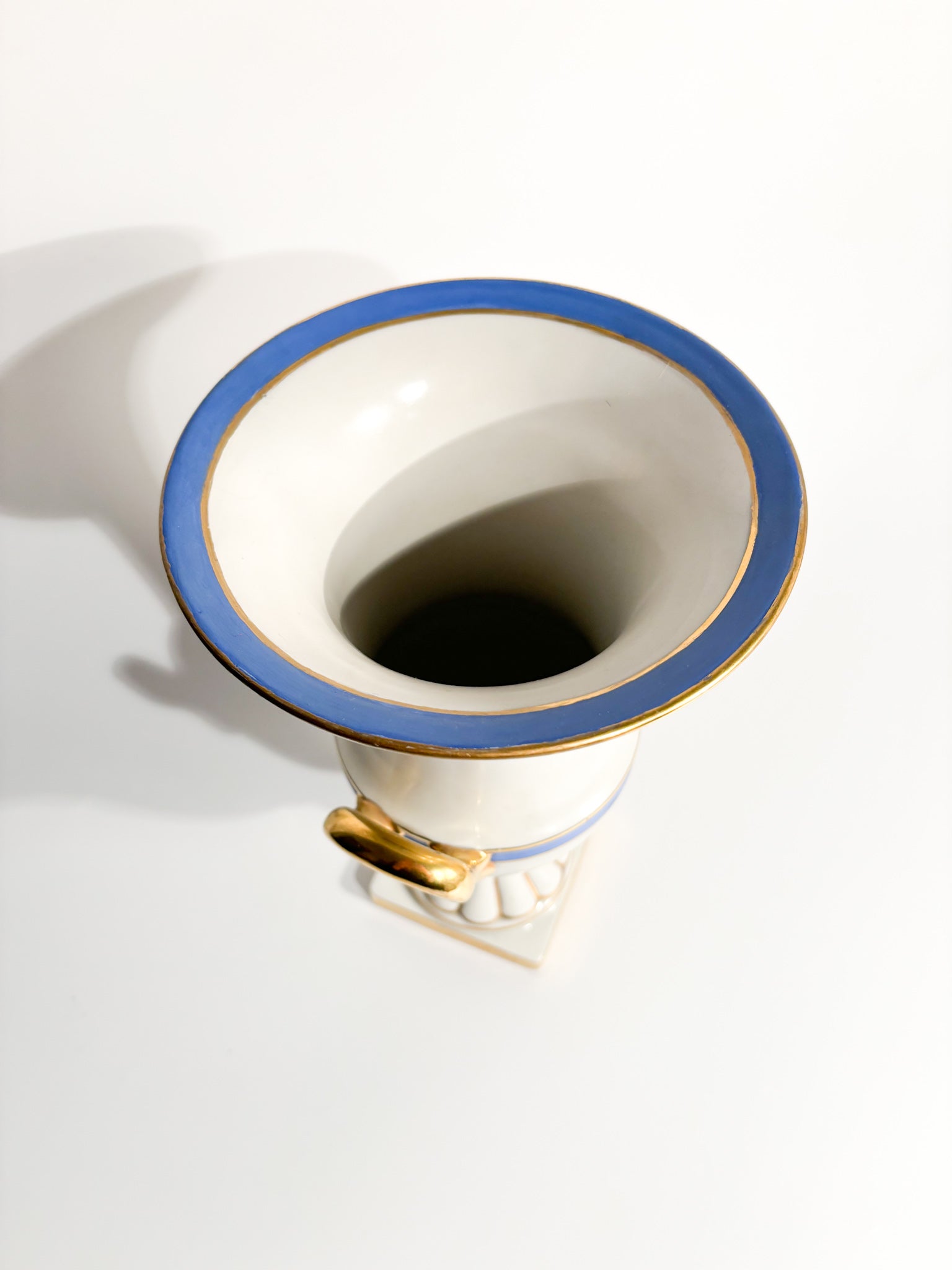 Hand-Painted Herend Porcelain Vase from the 1940s