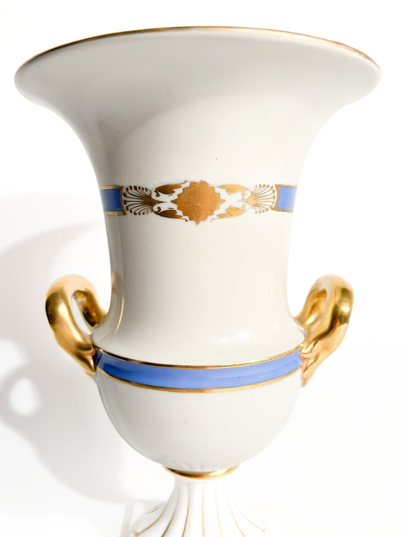Hand-Painted Herend Porcelain Vase from the 1940s