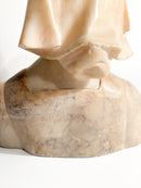 Alabaster Bust of Joan of Arc Attributed to Giuseppe Bessi Early Twentieth Century