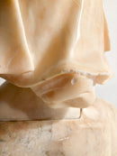 Alabaster Bust of Joan of Arc Attributed to Giuseppe Bessi Early Twentieth Century