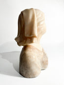 Alabaster Bust of Joan of Arc Attributed to Giuseppe Bessi Early Twentieth Century