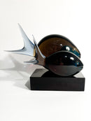 Sculpture of a Pair of Fish in Murano Glass by Archimede Seguso, 1970s