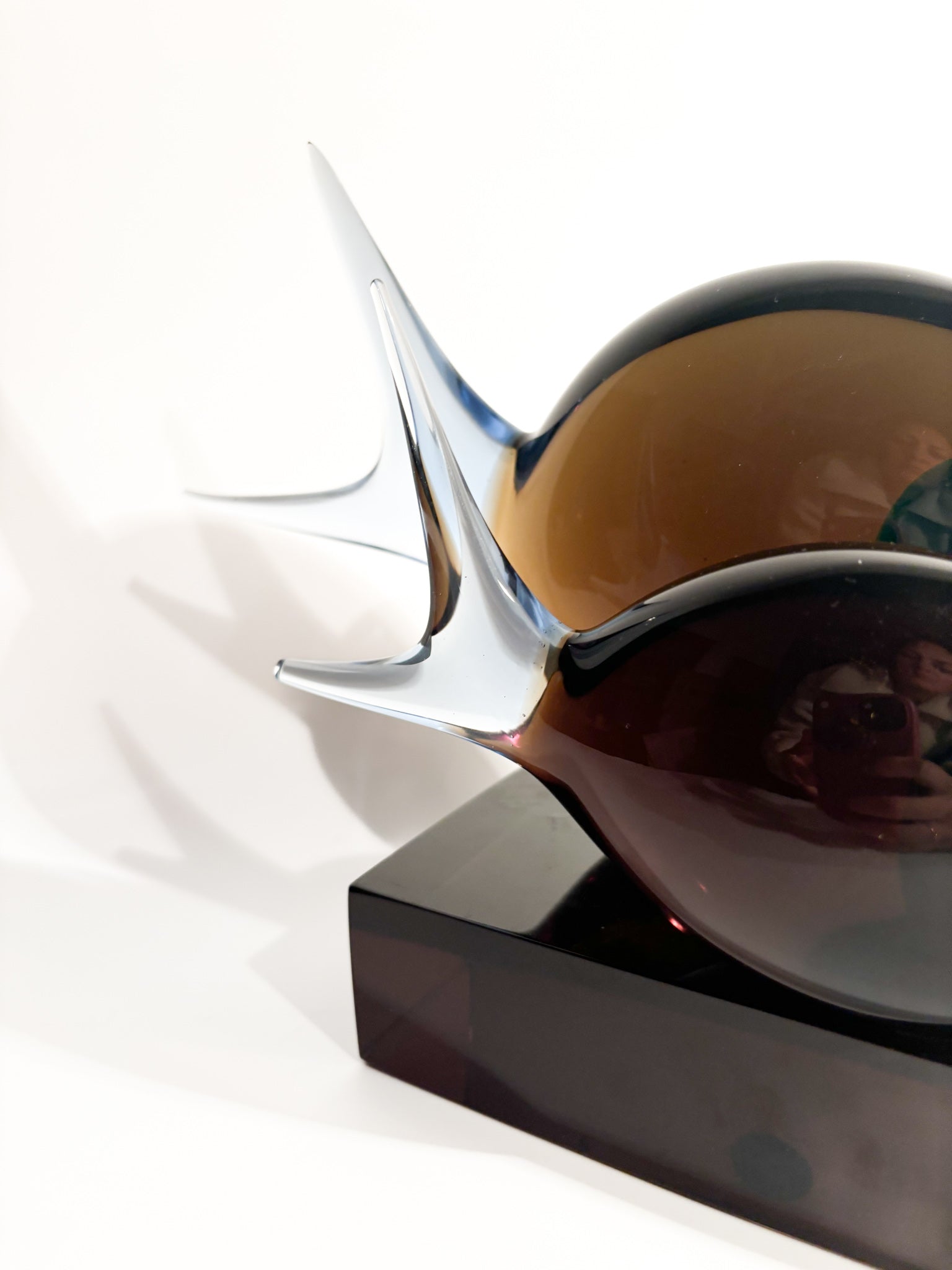 Sculpture of a Pair of Fish in Murano Glass by Archimede Seguso, 1970s