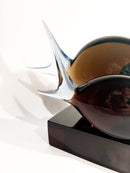Sculpture of a Pair of Fish in Murano Glass by Archimede Seguso, 1970s