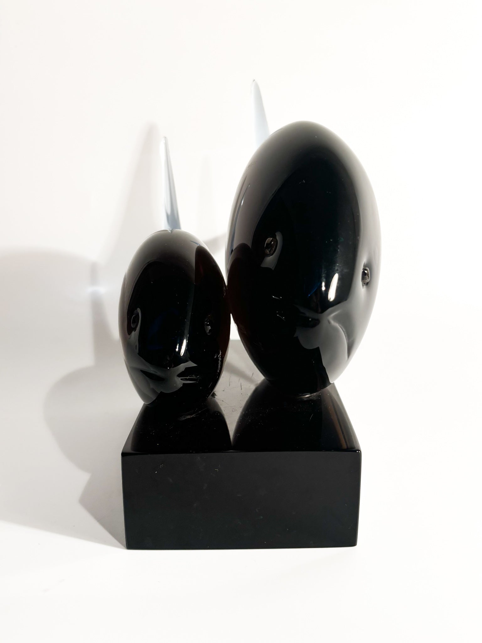 Sculpture of a Pair of Fish in Murano Glass by Archimede Seguso, 1970s