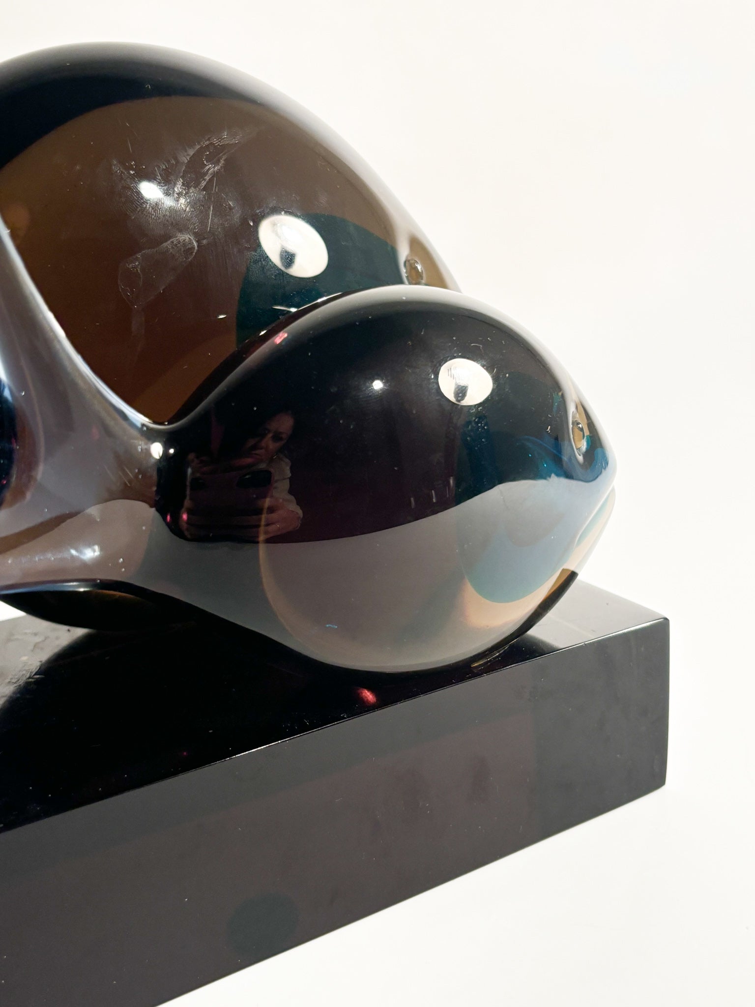 Sculpture of a Pair of Fish in Murano Glass by Archimede Seguso, 1970s