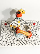 Piastra Appendino in Ceramica di San Polo di Otello Rosa Anni 50