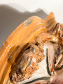 Mensola da Parete in Ceramica di Grottaglie Maschera Fine XIX Secolo