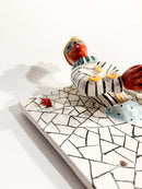 Piastra Appendino in Ceramica di San Polo di Otello Rosa Anni 50