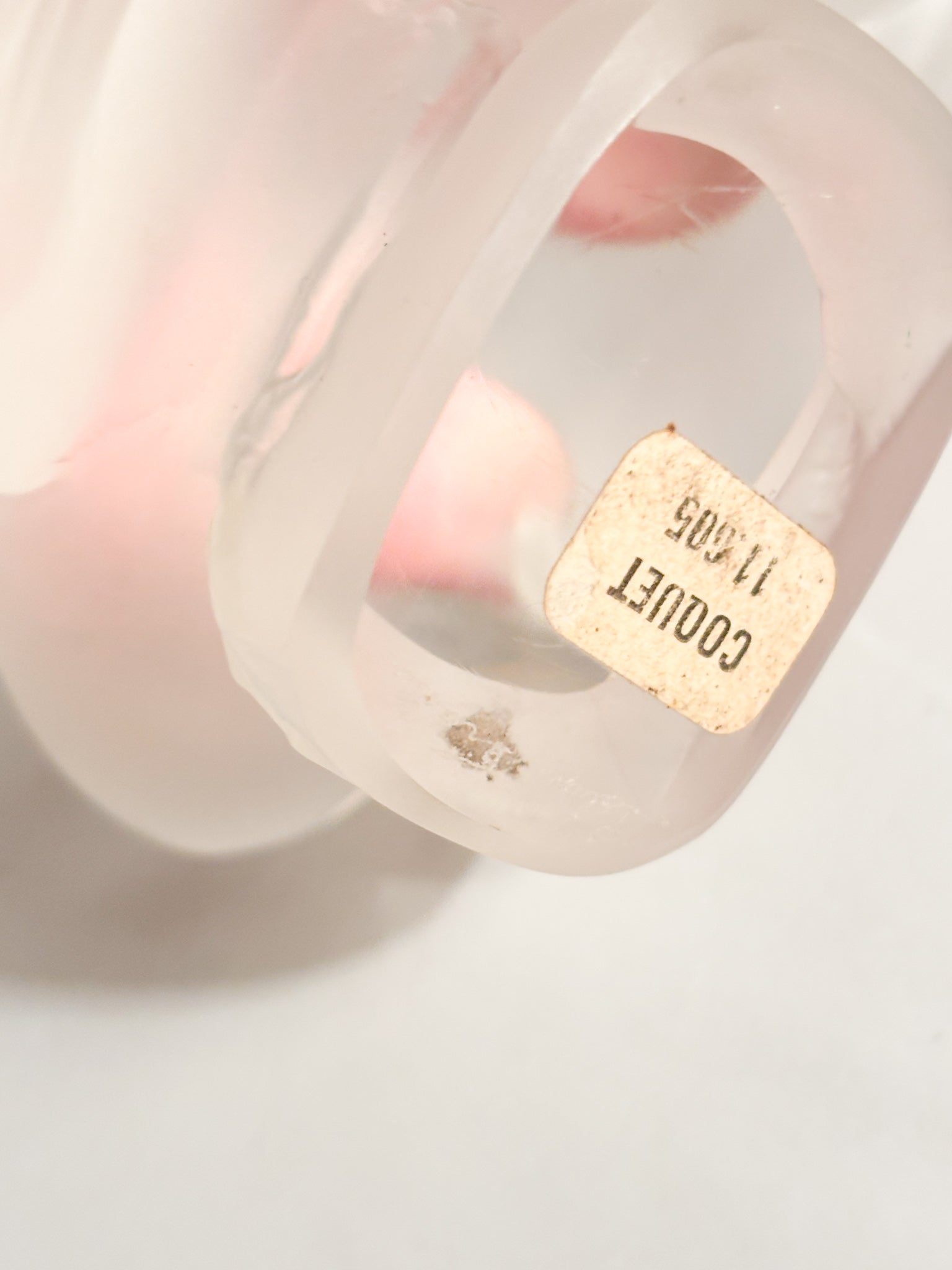 Fermacarte a Forma di Passero in Cristallo di Lalique Anni 50