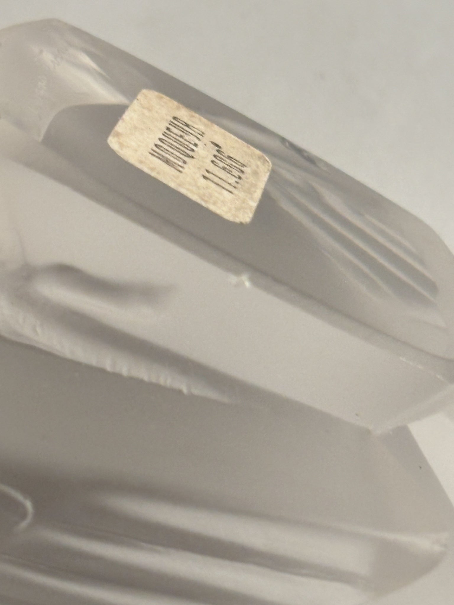 Fermacarte a Forma di Passero in Cristallo di Lalique Anni 50