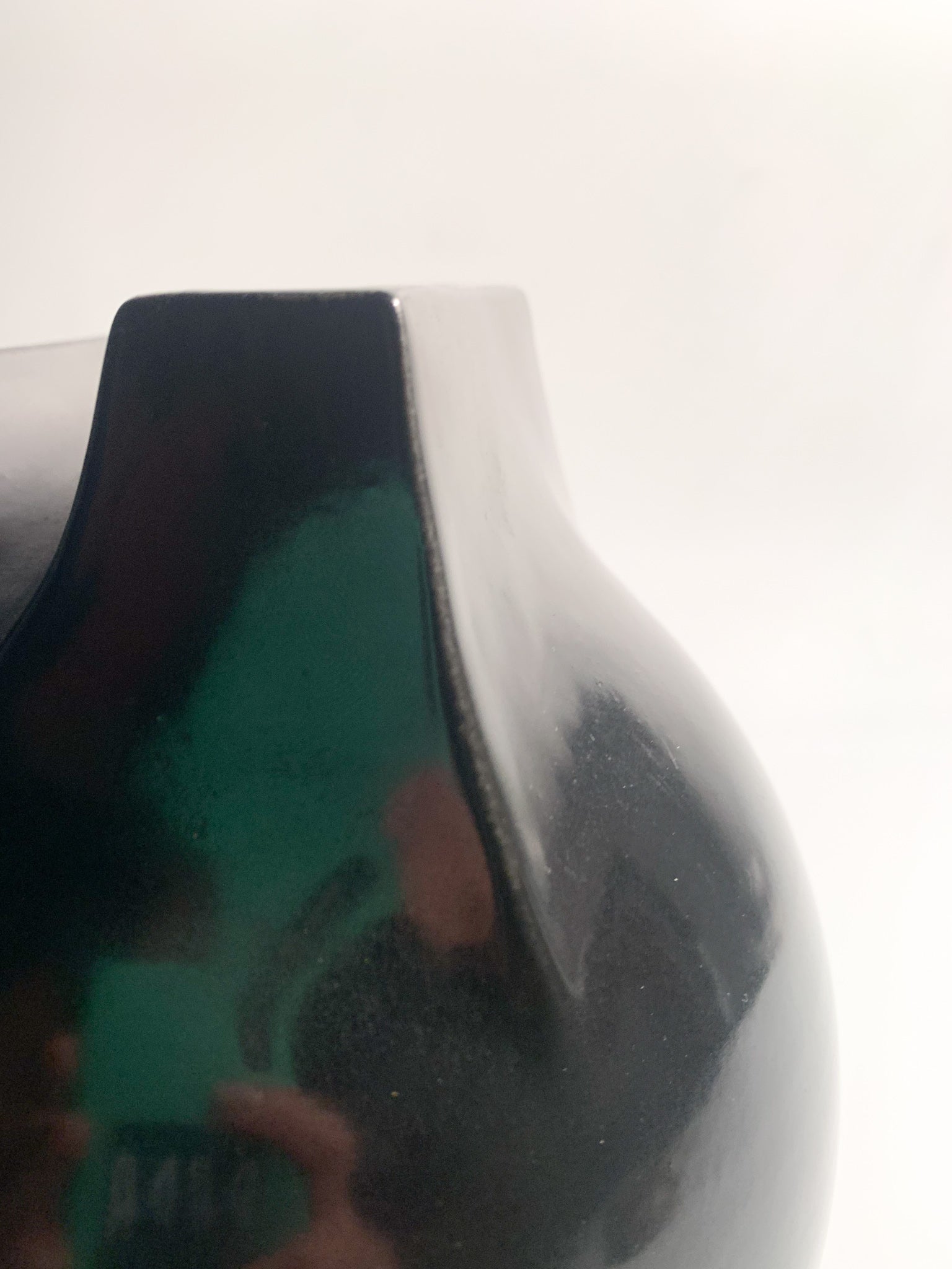 Vaso in Ceramica Fischietto con Doppia Bocca di Franco Bucci Anni 70