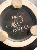 Vaso in Ceramica Fischietto con Doppia Bocca di Franco Bucci Anni 70