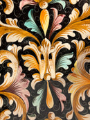 Centrotavola in Ceramica di Colonnata Dipinta a Mano Anni 50