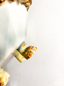 Centrotavola in Ceramica di Colonnata Dipinta a Mano Anni 50