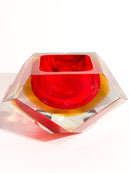 Ciotola Posacenere in Vetro di Murano Sommerso Mandruzzato Anni 70