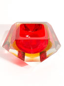 Ciotola Posacenere in Vetro di Murano Sommerso Mandruzzato Anni 70