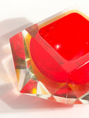 Ciotola Posacenere in Vetro di Murano Sommerso Mandruzzato Anni 70