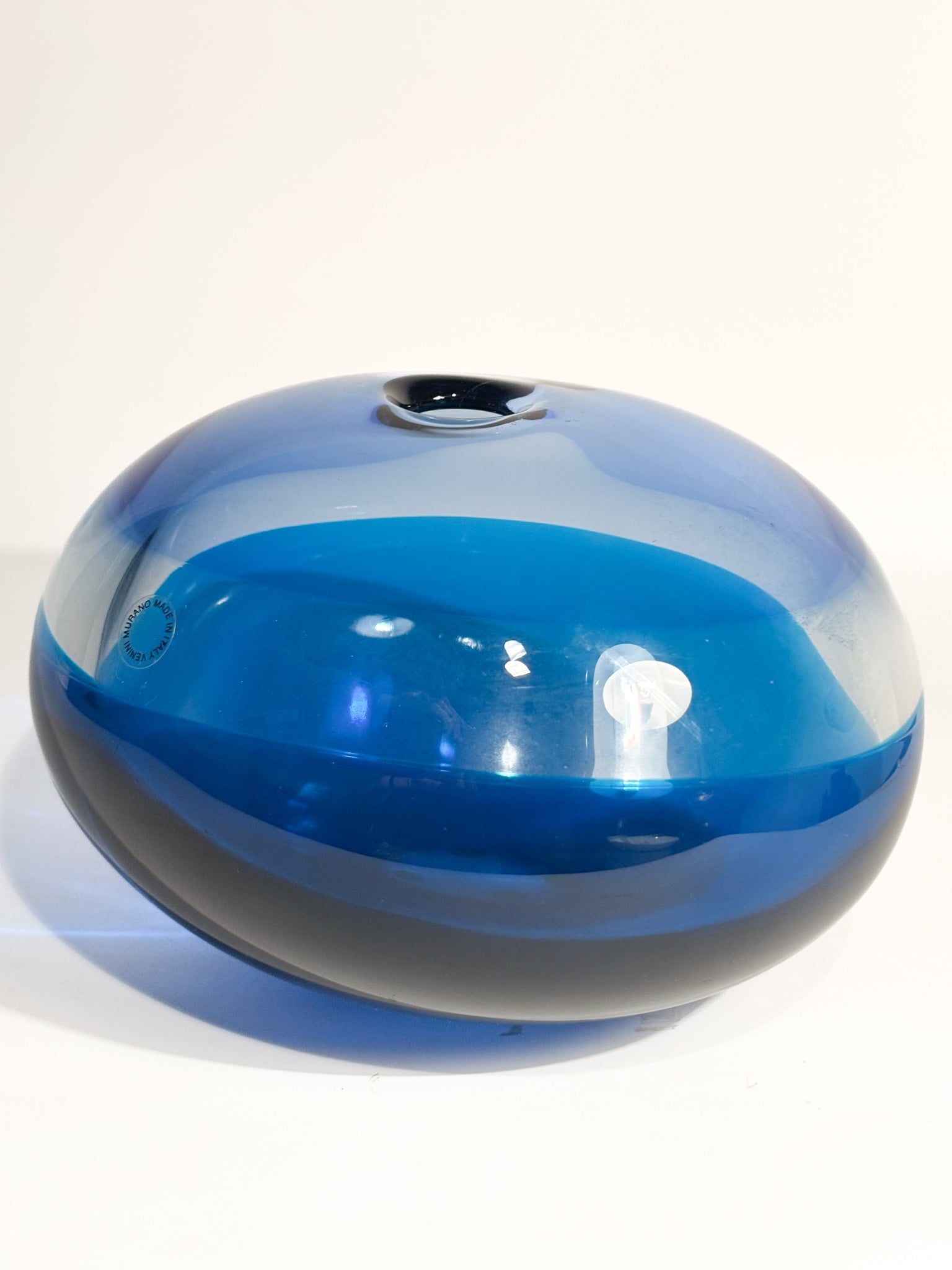 Kotilo Vase in Murano Glass by Timo Sarpaneva for Venini from 1994