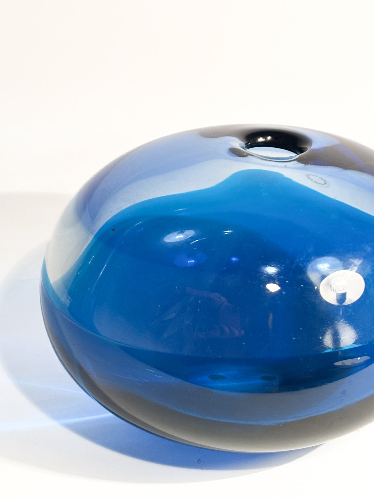 Kotilo Vase in Murano Glass by Timo Sarpaneva for Venini from 1994