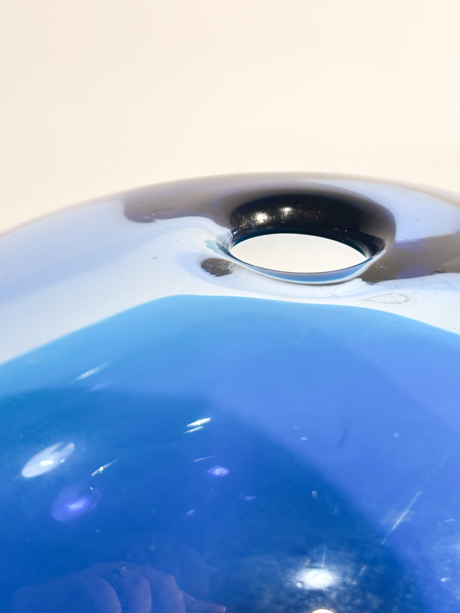 Kotilo Vase in Murano Glass by Timo Sarpaneva for Venini from 1994