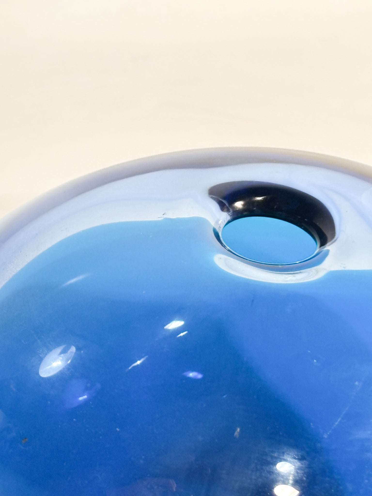 Kotilo Vase in Murano Glass by Timo Sarpaneva for Venini from 1994