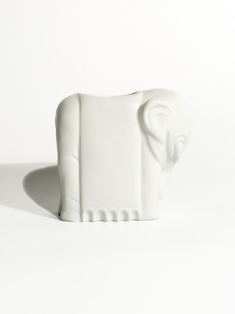 White Elephant Vase Re-edition by Gio Ponti for Richard Ginori 1980s