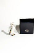 Anatra in Porcellana di Richard Ginori Dipinta a Mano Anni 80