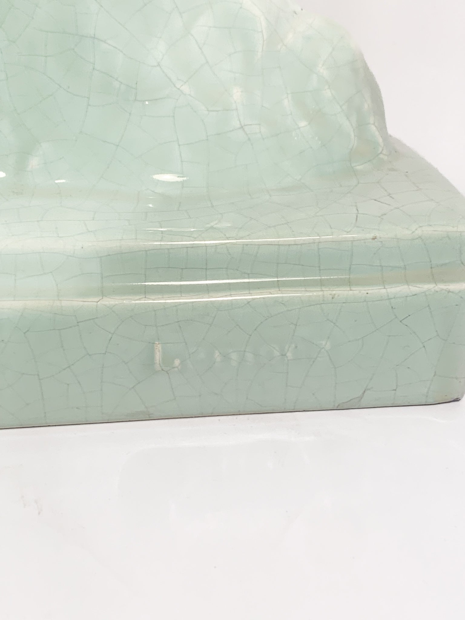 French Ceramic Sculpture of Diana with Fauna from the 1940s