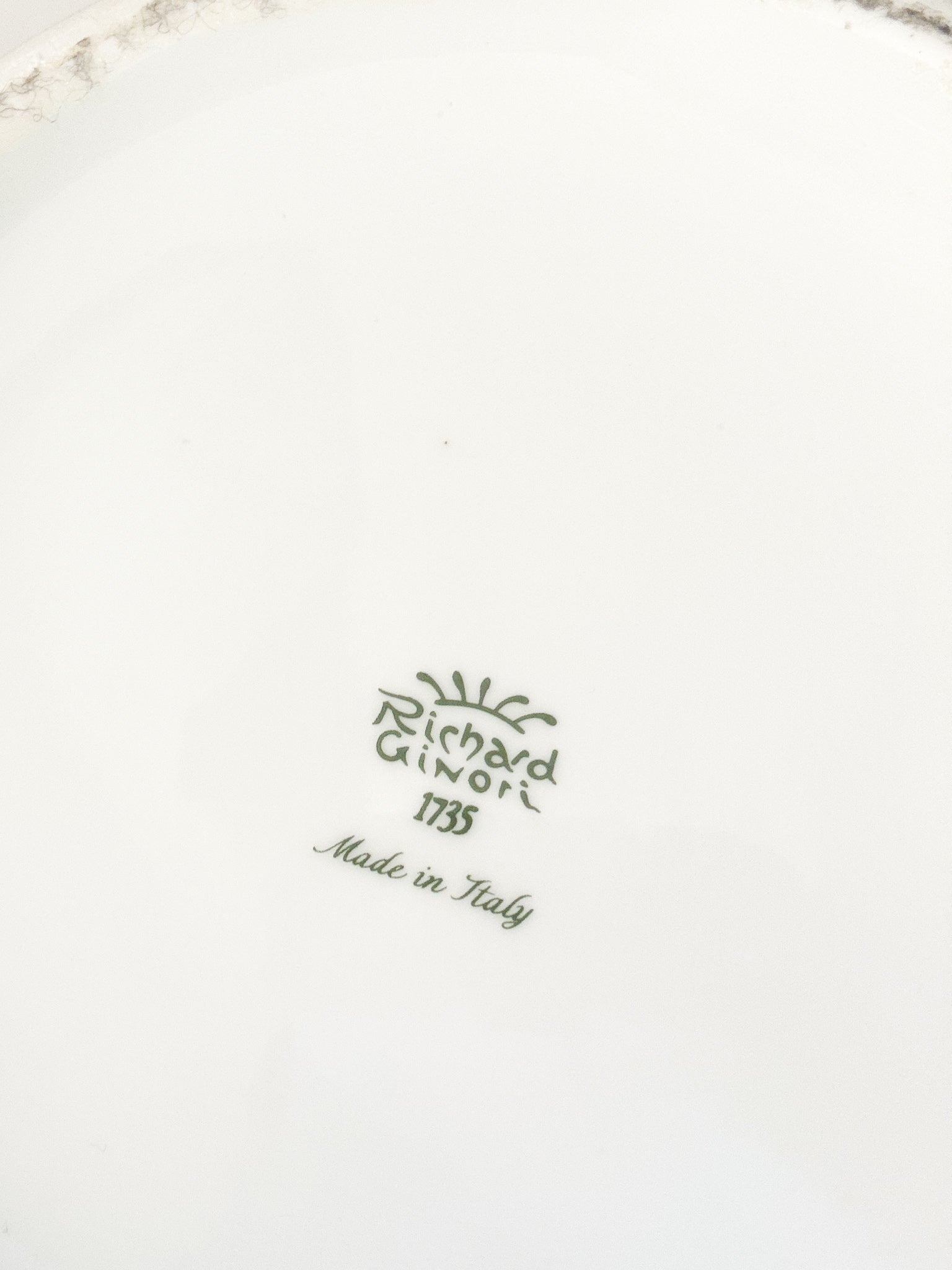 Porcelain Vase by Richard Ginori Gray 'Manifattura 1946' from the 1990s