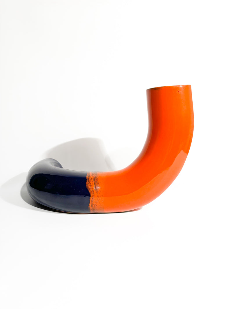 Ceramic Sculpture by Pucci Umbertide in the Shape of Tube from the 1960s