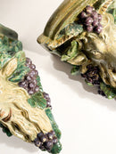 Coppia di Mensole da Parete in Gesso con Capra o Montone Primi Novecento