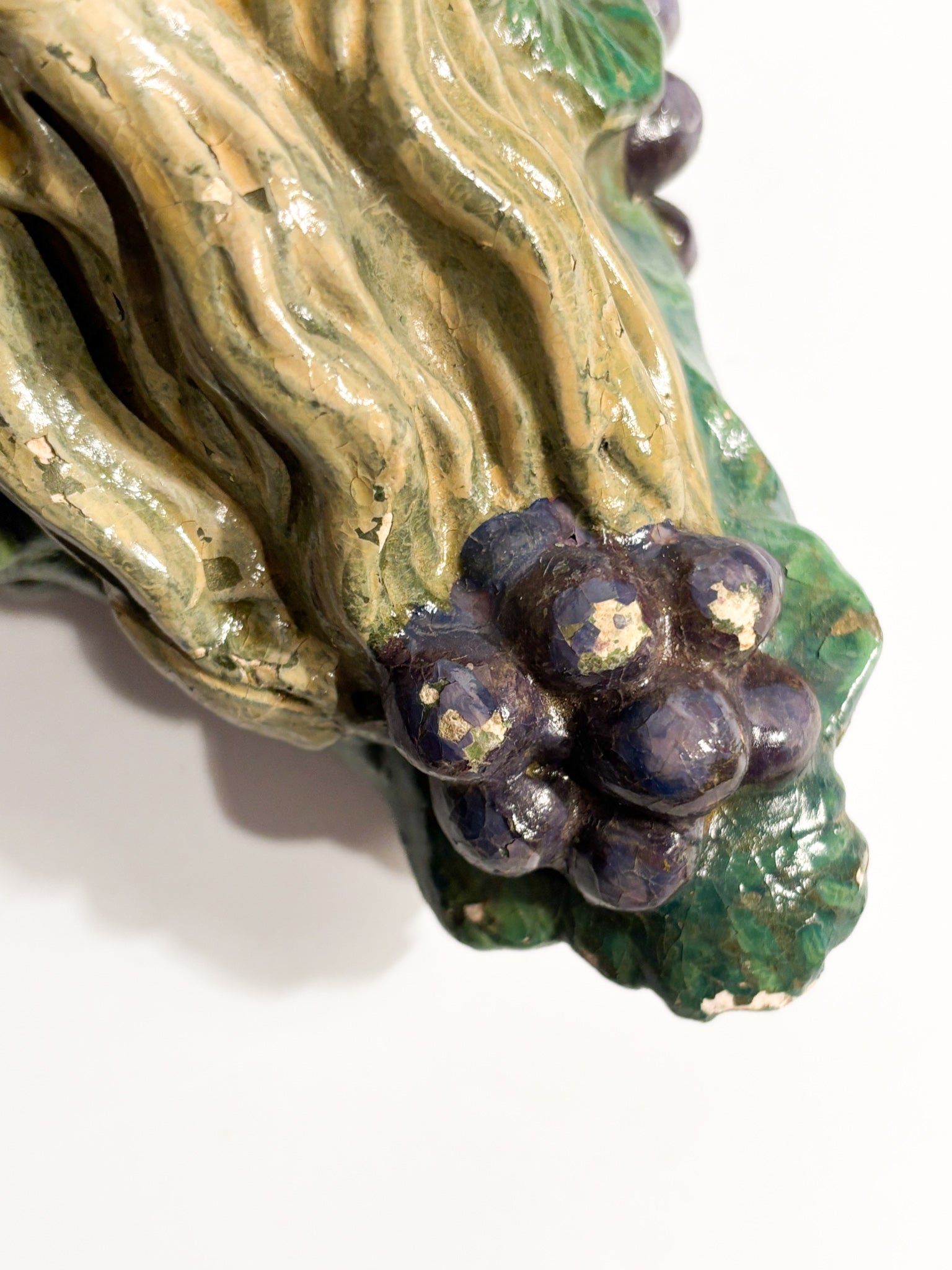 Pair of Wall Shelves in Plaster with Goat or Ram Early Twentieth Century