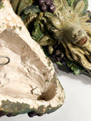 Coppia di Mensole da Parete in Gesso con Capra o Montone Primi Novecento