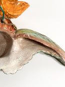 Vaso da Parete in Ceramica Italiana con Angelo Primi Novecento