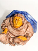 Mensola in Ceramica Italiana Dipinta a Mano Primi Novecento