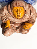 Mensola in Ceramica Italiana Dipinta a Mano Primi Novecento