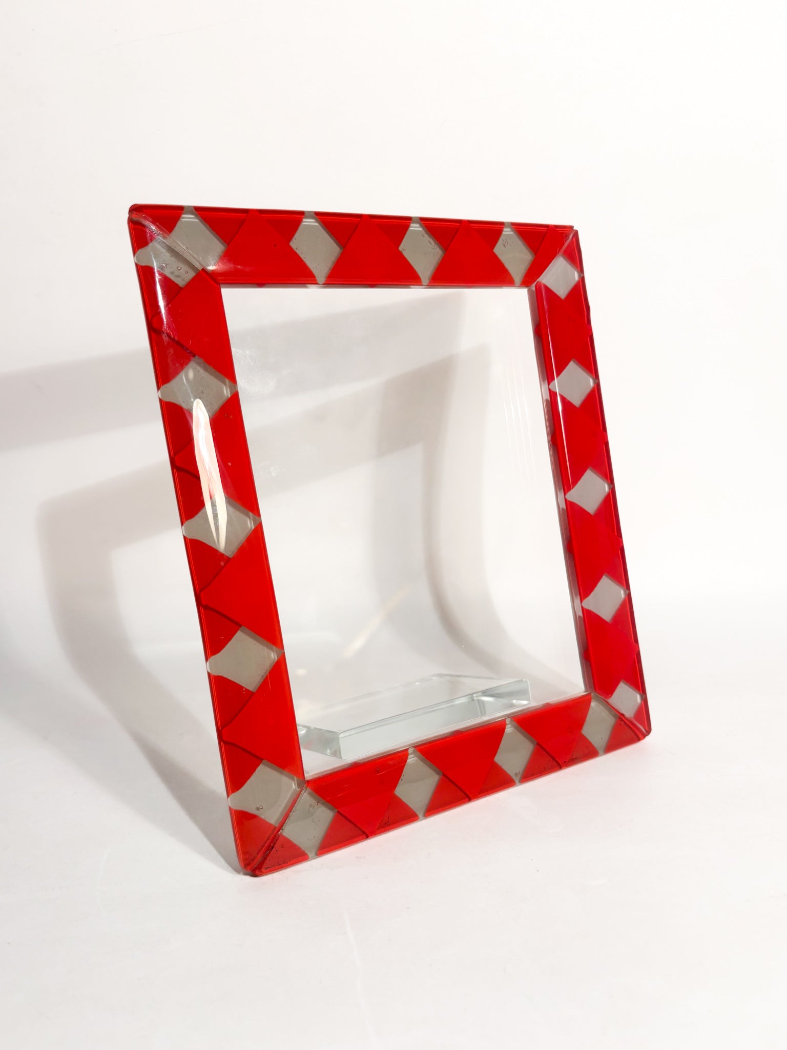 Cornice Colorata in Vetro di Murano Anni 90