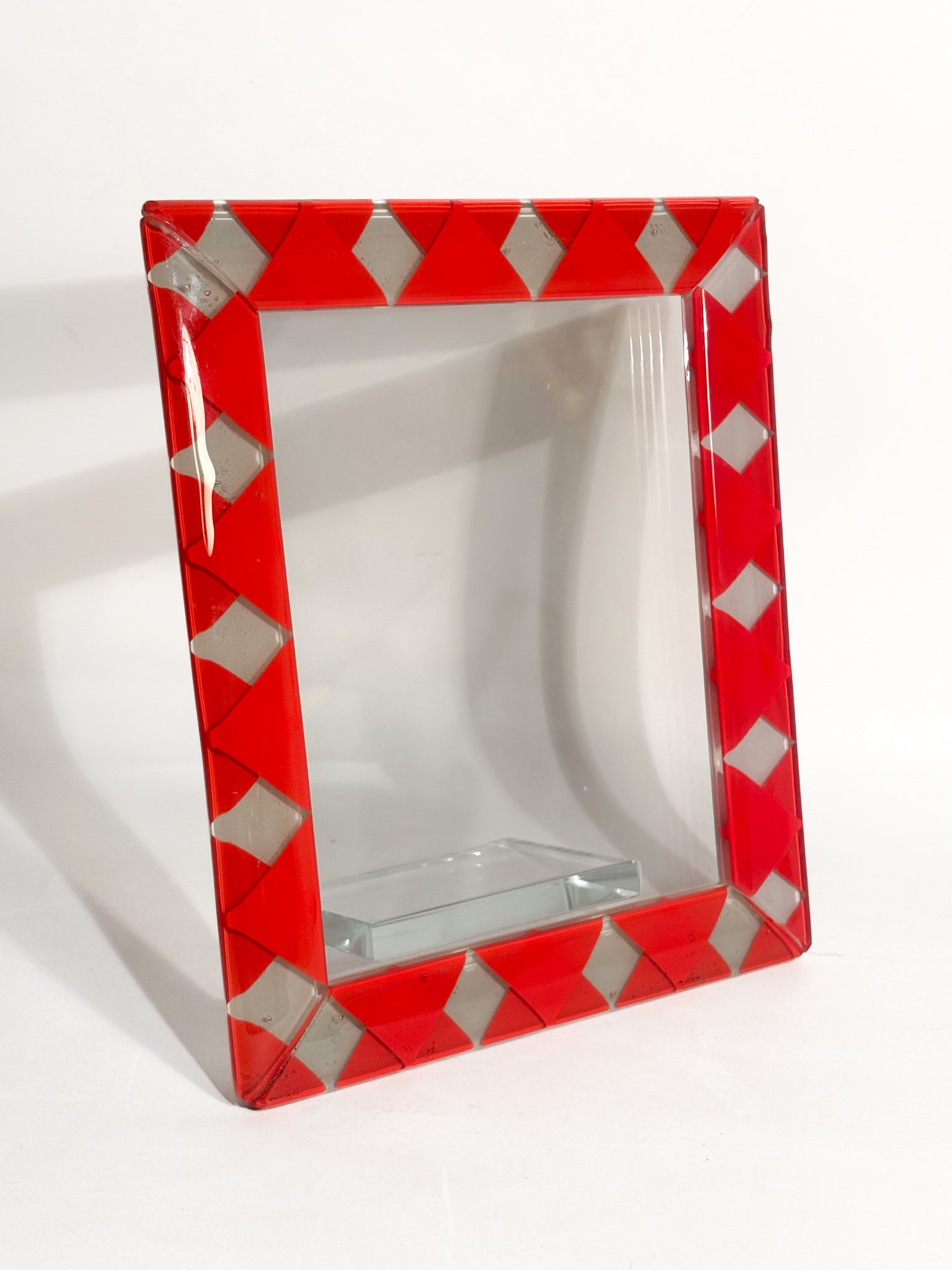 Cornice Colorata in Vetro di Murano Anni 90