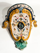 Faenza Ceramic Shelf Hand-Painted Early Twentieth Century