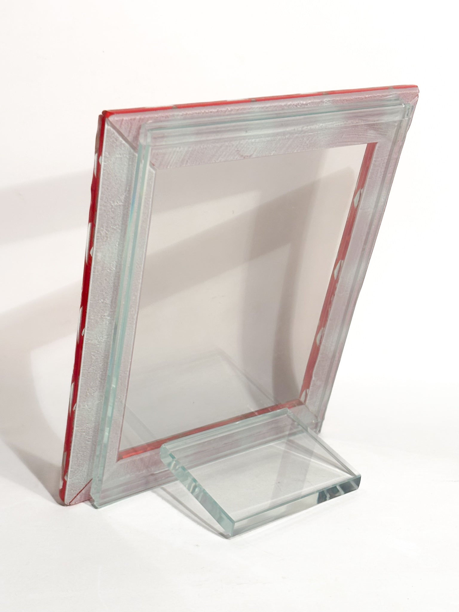 Cornice Colorata in Vetro di Murano Anni 90