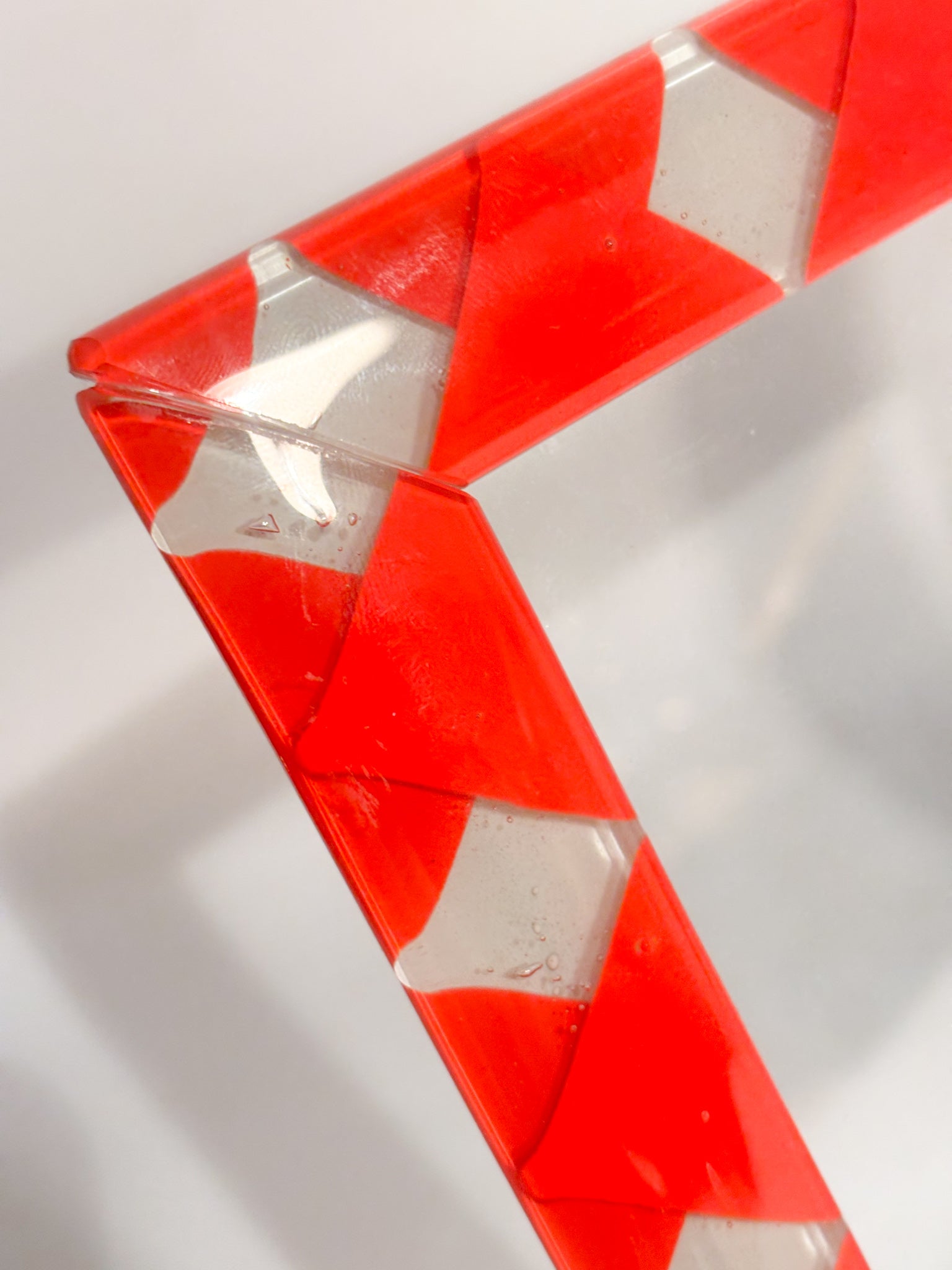 Cornice Colorata in Vetro di Murano Anni 90