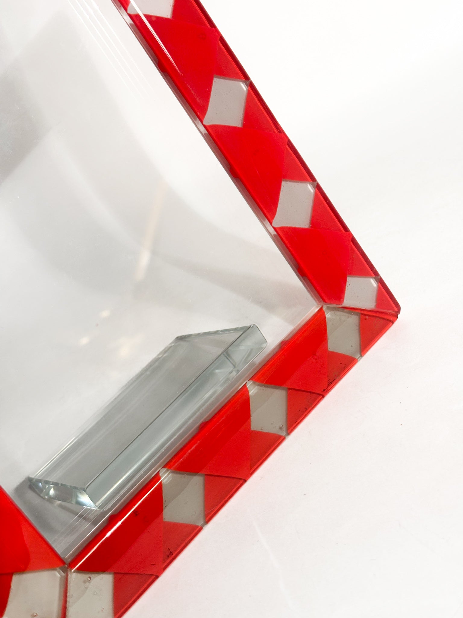 Cornice Colorata in Vetro di Murano Anni 90